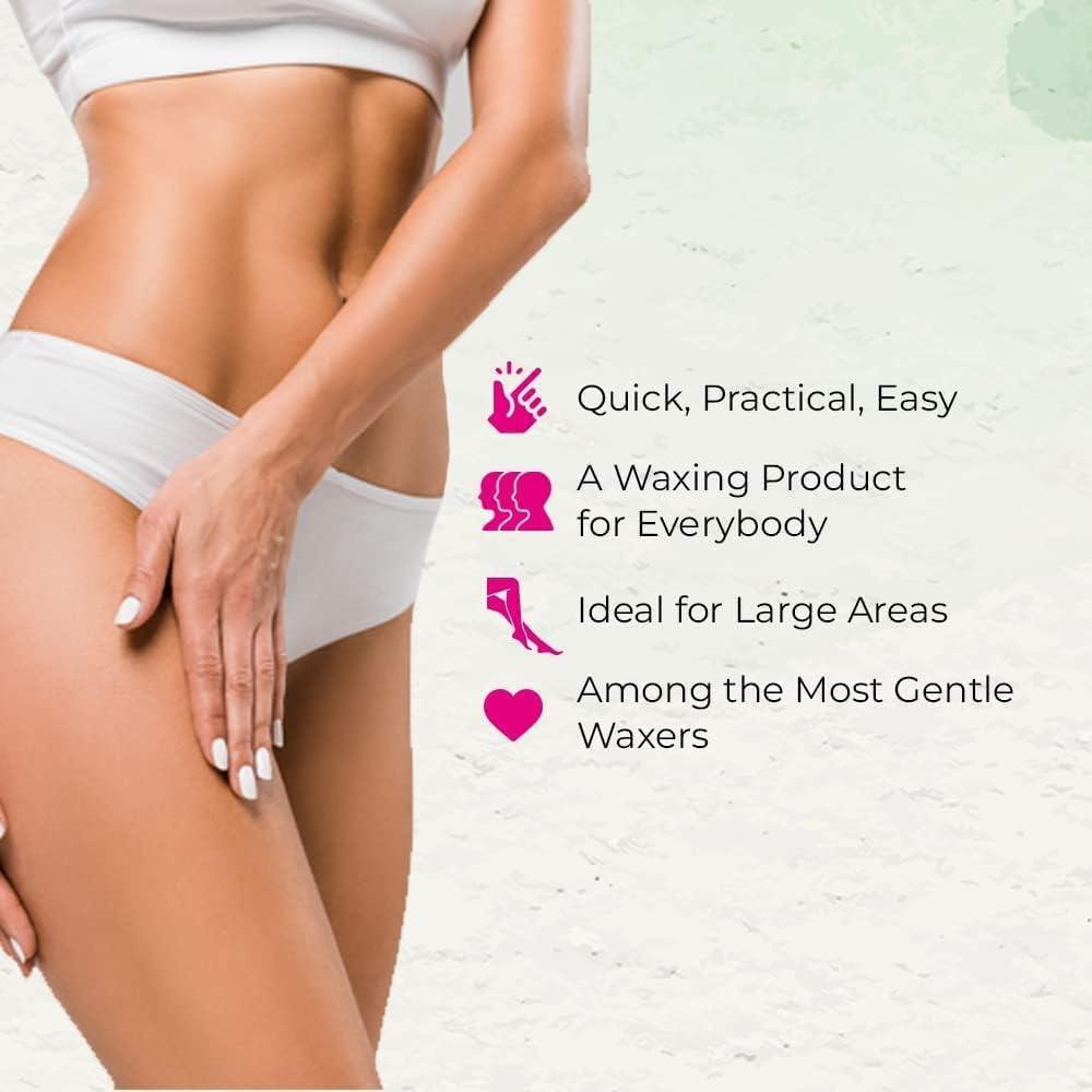 CUVLY CUVLY Waxing Kit Combo Wax Machine Wax Heater Warmer Hot Wax Heater with Hair Removal Wax Beans( 100 g ) Waxing Combo Heater | Hair Removal Waxing Kit Women (Multi - colour) (Wax Heater Kit) Brazilian wax