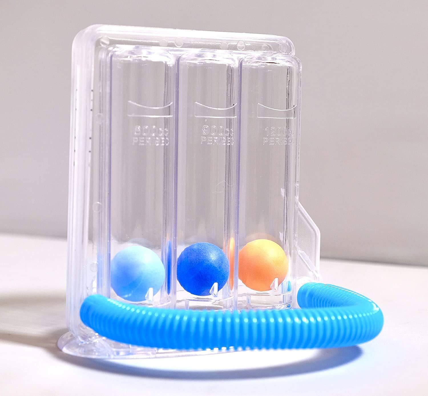 Generic BSH Deep Breathing Lung Exerciser 3 Ball Incentive Spirometer