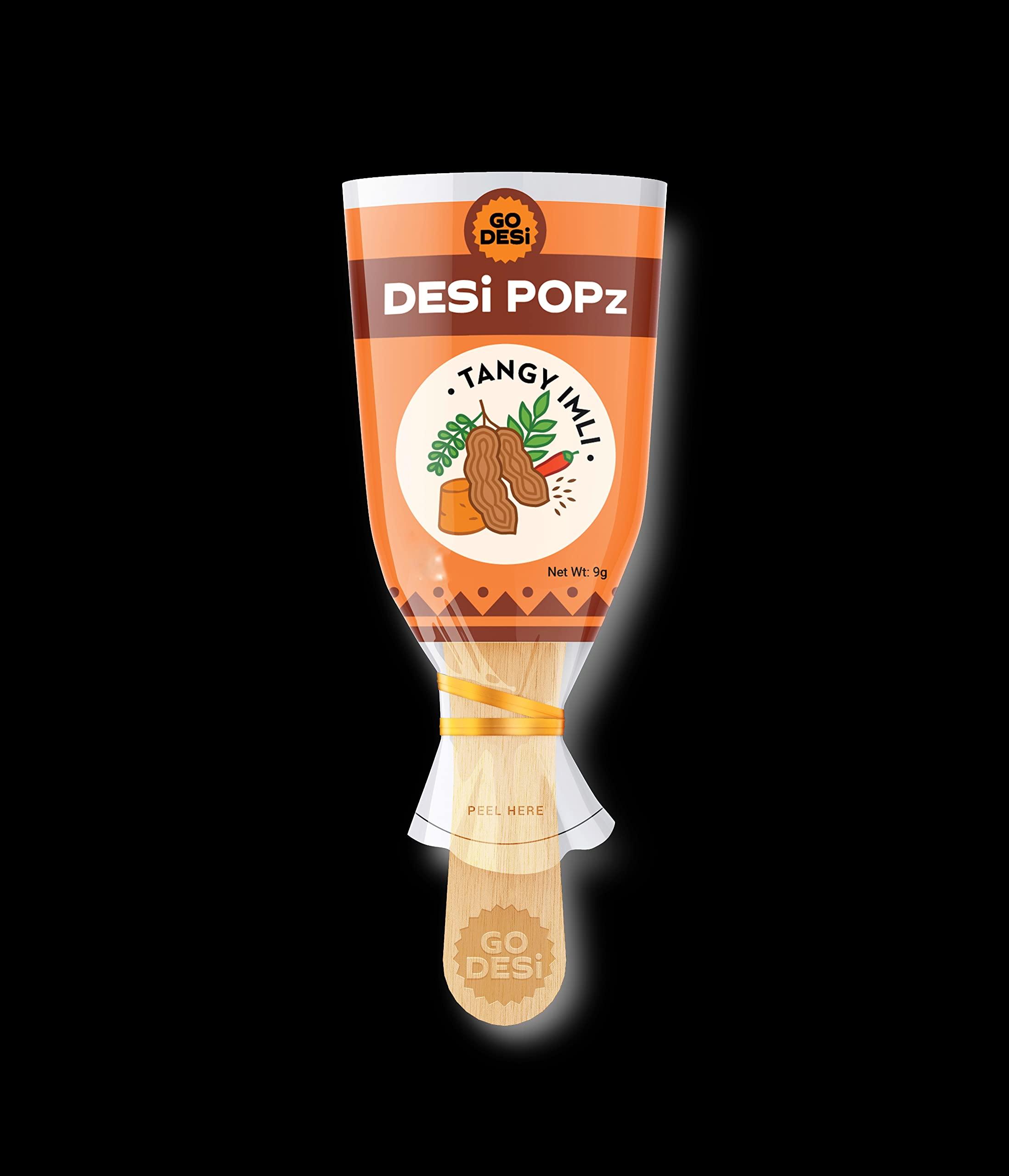GO DESi GO DESi POPz Candy Combo - Imli Pop (40 Pieces) & Kaccha Aam (40 Pieces)