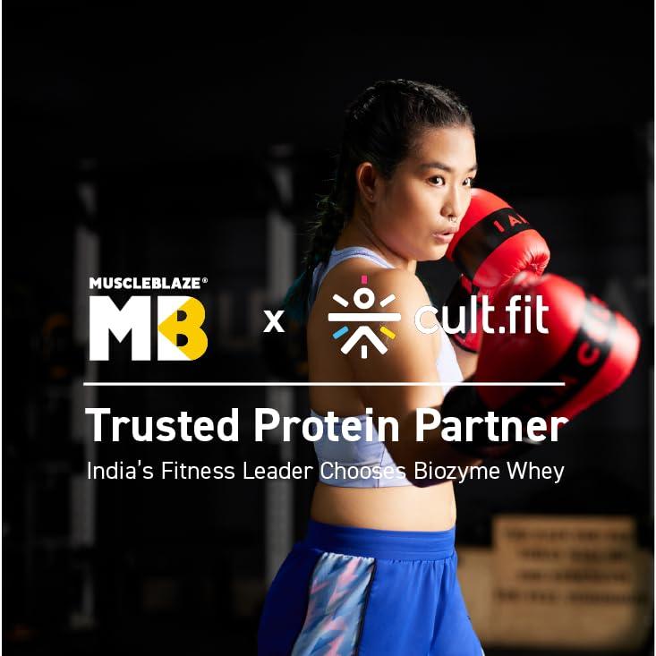 MuscleBlaze MuscleBlaze Biozyme Performance Whey Protein 5 Sachet Travel Pack (5x36g) | Magical Mango | Clinically Tested 50% Higher Protein Absorption, Informed Choice UK Certified & US Patent Published EAF