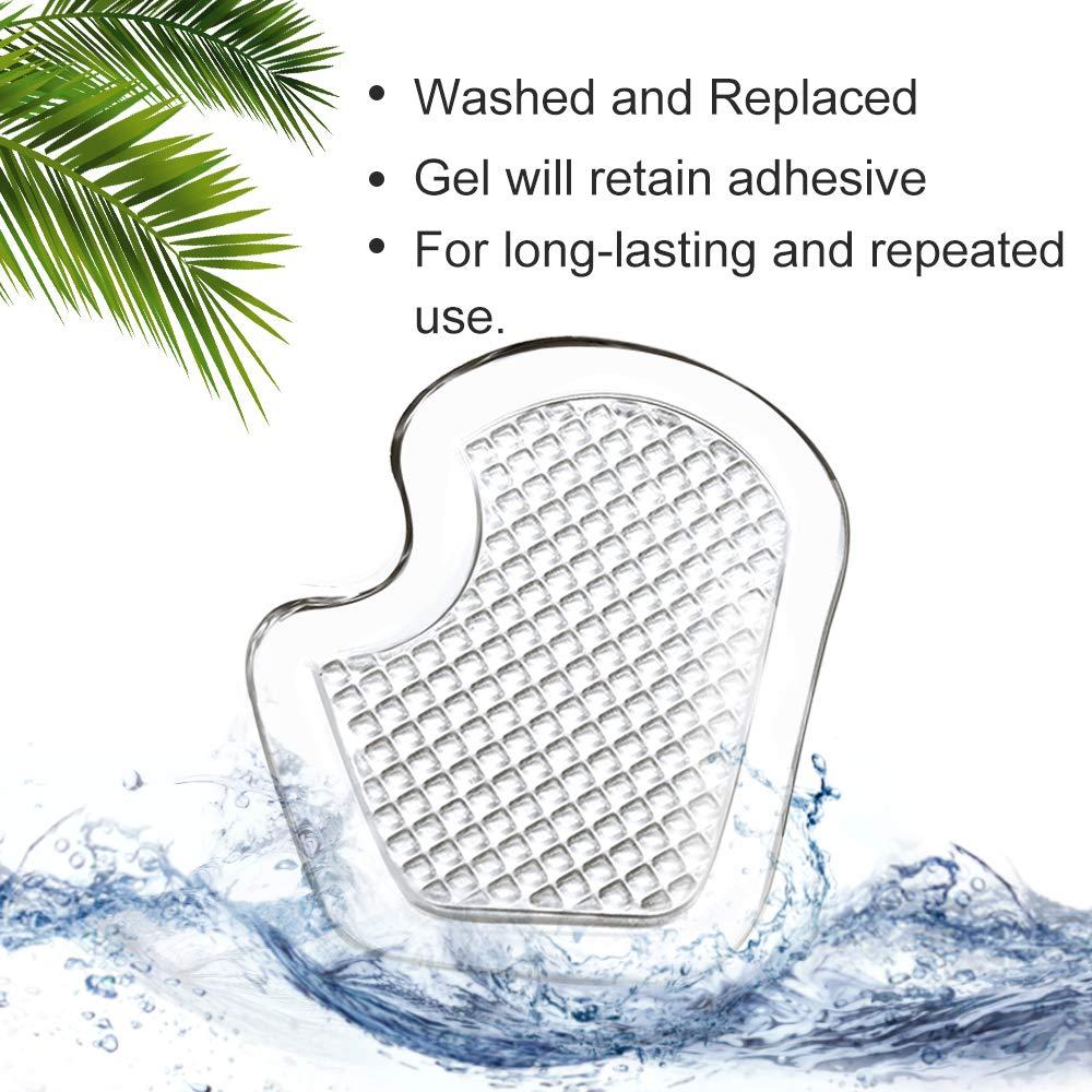 Kimihome Kimihome Dancer Pads 8 Count Gel Cushions, Ball of Foot Cushion Protect and Relieve Metatarsal, Sesamoid, Ball of Foot Pain - 4 Pairs