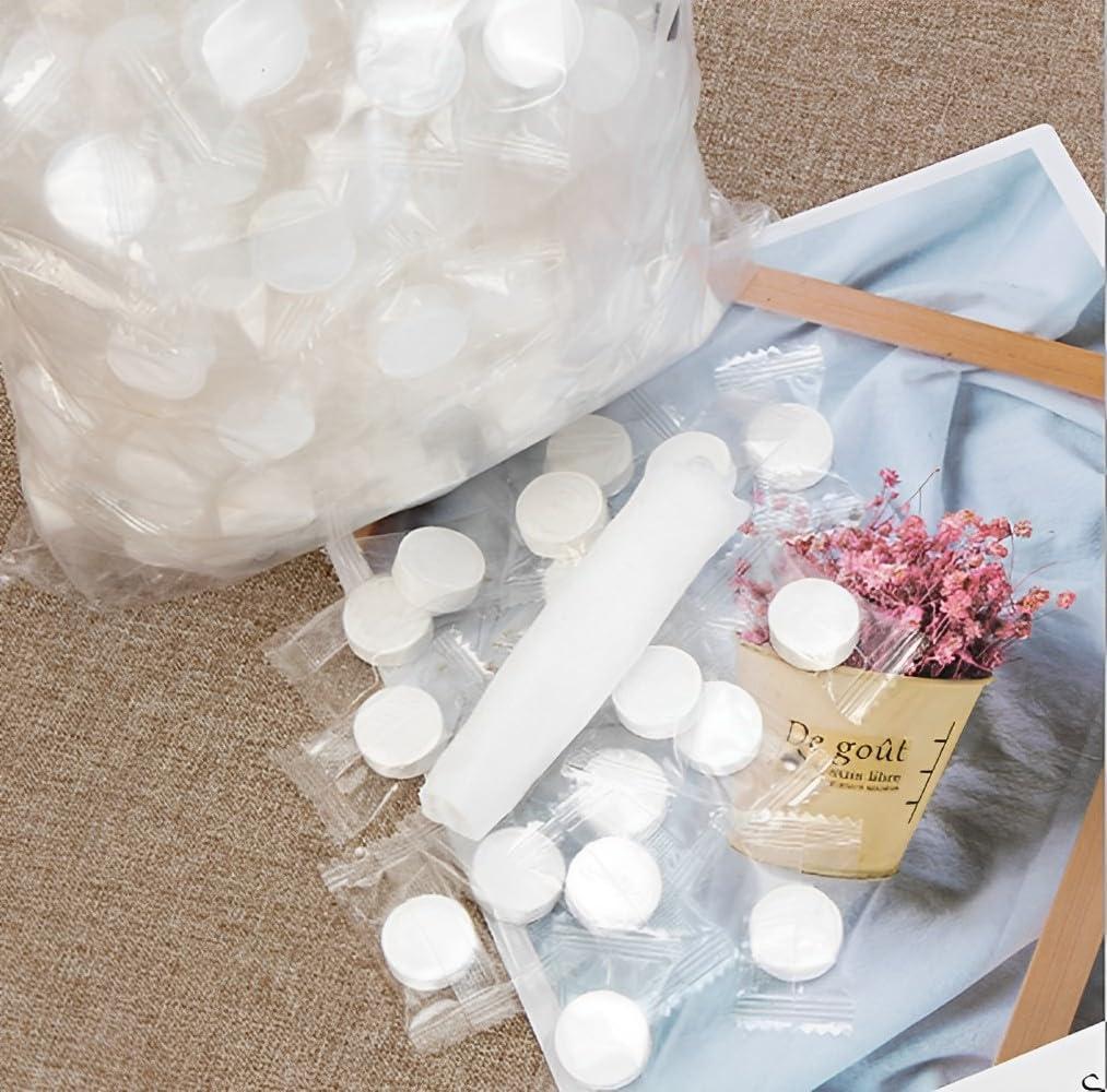 Swity Home Swity Home Compressed Towel Coin Tissues Portable Wipe Napkin Paper Tablets Non-Woven Disposable Compressed Cotton Coin Tissue Towel Home Hand Wipes for Travel Camping Beauty Salon Outdoor (300)