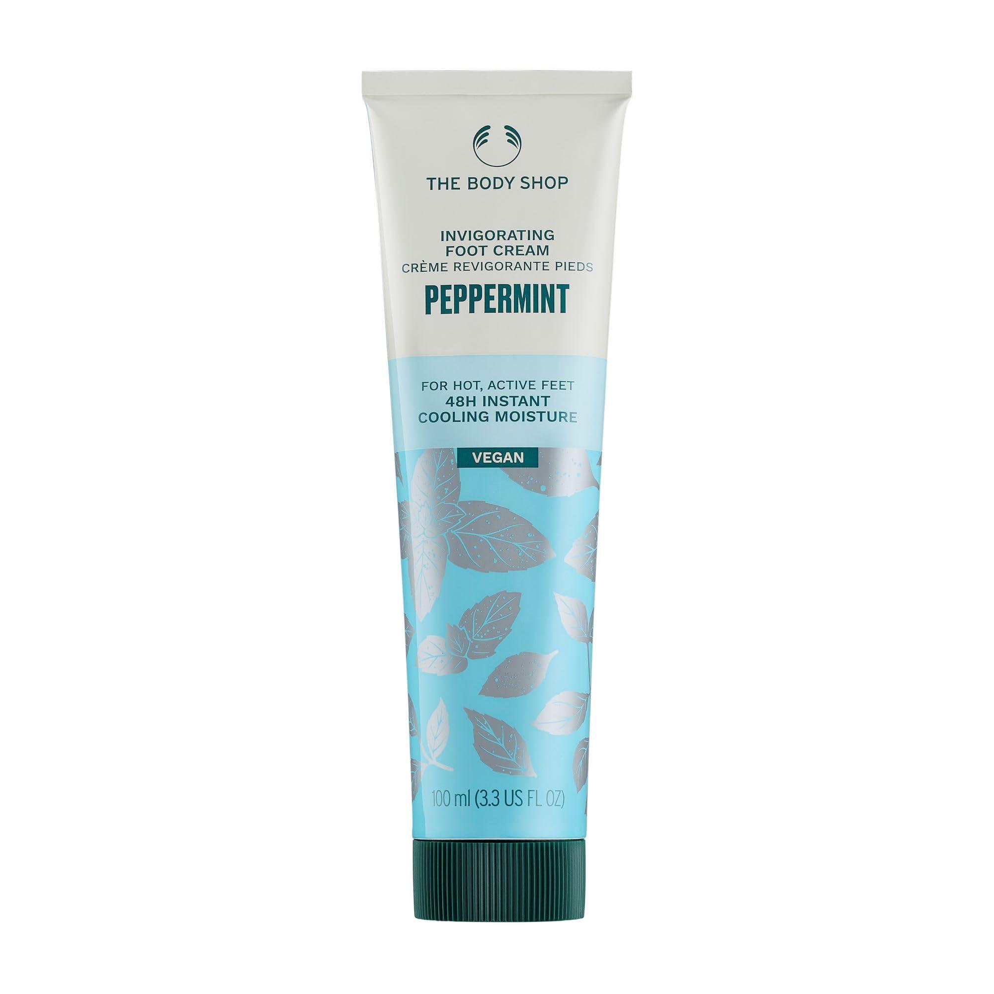 The Body Shop The Body Shop Peppermint Intensive Cooling Foot Rescue Cream, 100 ML -Instantly Cools Hot, Active Feet |48 Hr Hydration | Vegan