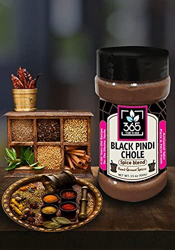 365 STORE TO DOOR 365 STORE TO DOOR Indian Spice – Black Pindi Chole Masala, 250 gm | Homemade Powdered | for Healthy Cooking | Ready to use | All Seasonings Spices | Pure & Hygiene | Spice Mix – Pack of 1