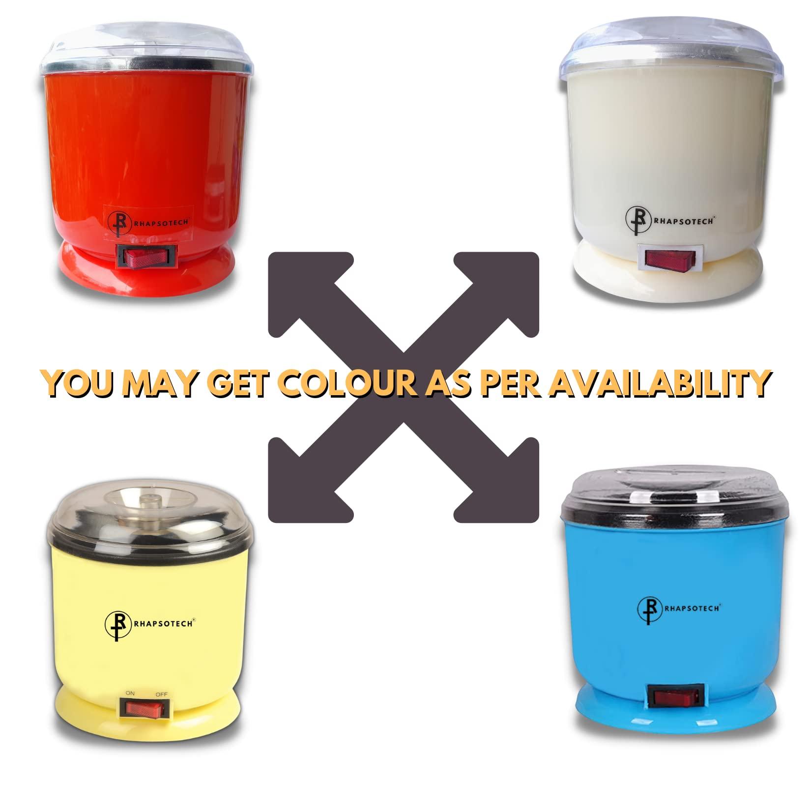 RHAPSOTECH Rhapsotech Wax Heater for Waxing | Wax Machine for Waxing with Auto Cut-Off Feature | Wax Heater for Waxing for Women | Automatic Wax Heater | (Cream)