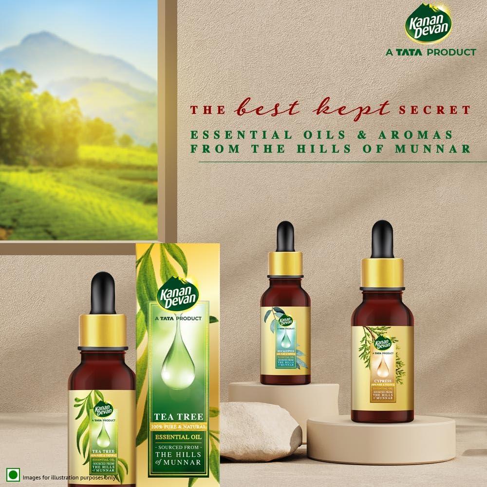 Kanan Devan Kanan Devan Essential Oil, A TATA Product, Eucalyptus, Pure & Natural, 15ml