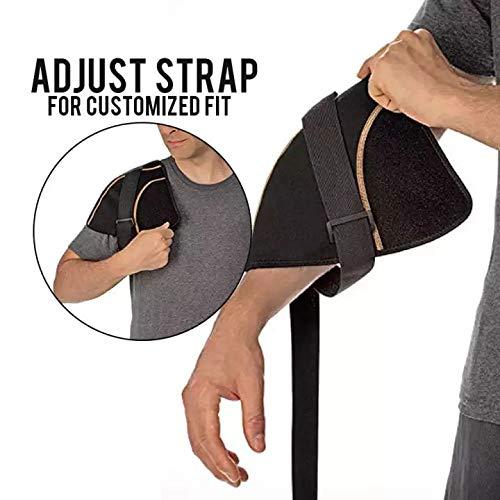 pee pee Rapid Relief Copper line Wraps Muscles Fit Neck Support Belt Hot/Cold Ice Pack Rapid Relief Wraps Muscles Fit Belt Posture Compression Shoulder Support for Pain Relief