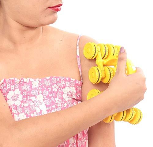 ACUND HEALTH CARE ACUND HEALTH CARE ACUPRESSURE Magnetic Body Care Massager-II-Pyra Point (Yellow)