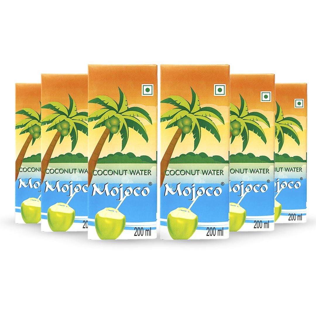 MOJOCO MOJOCO Delicious Natural Tender Coconut Water Energy Drink,200 ml(Pack of 6)