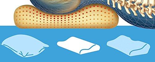 Orthowala Orthowala Cervical Pillow Neck Support Useful for Redcution of Pain Due to Cervical Spondylosis Or Back Pain, Neck Sprains/Stiff Neck and Snoring Induced Apnea (Pack of 1)