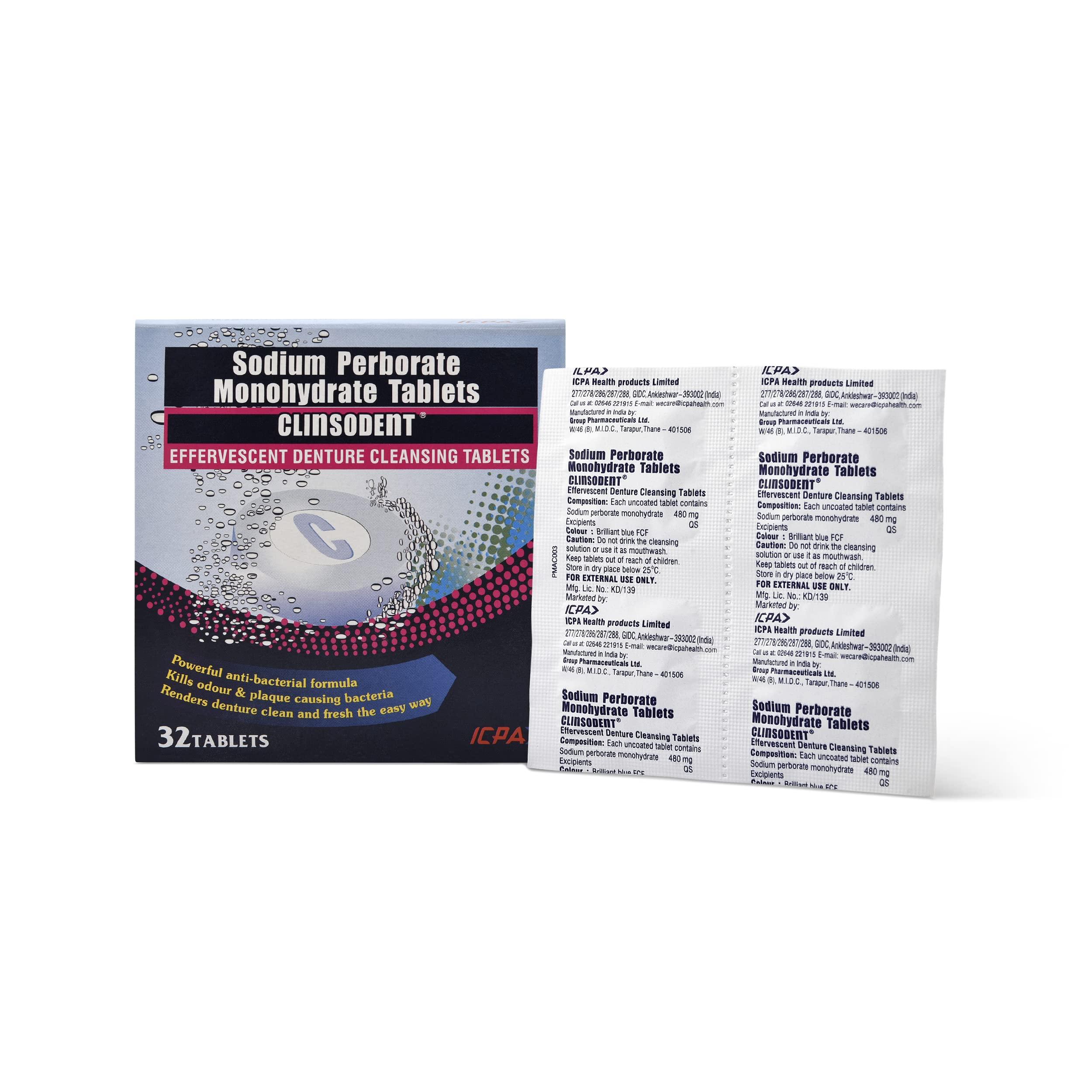 ICPA Replay Denture Cleaning Kit with Storage Container and Adhesive