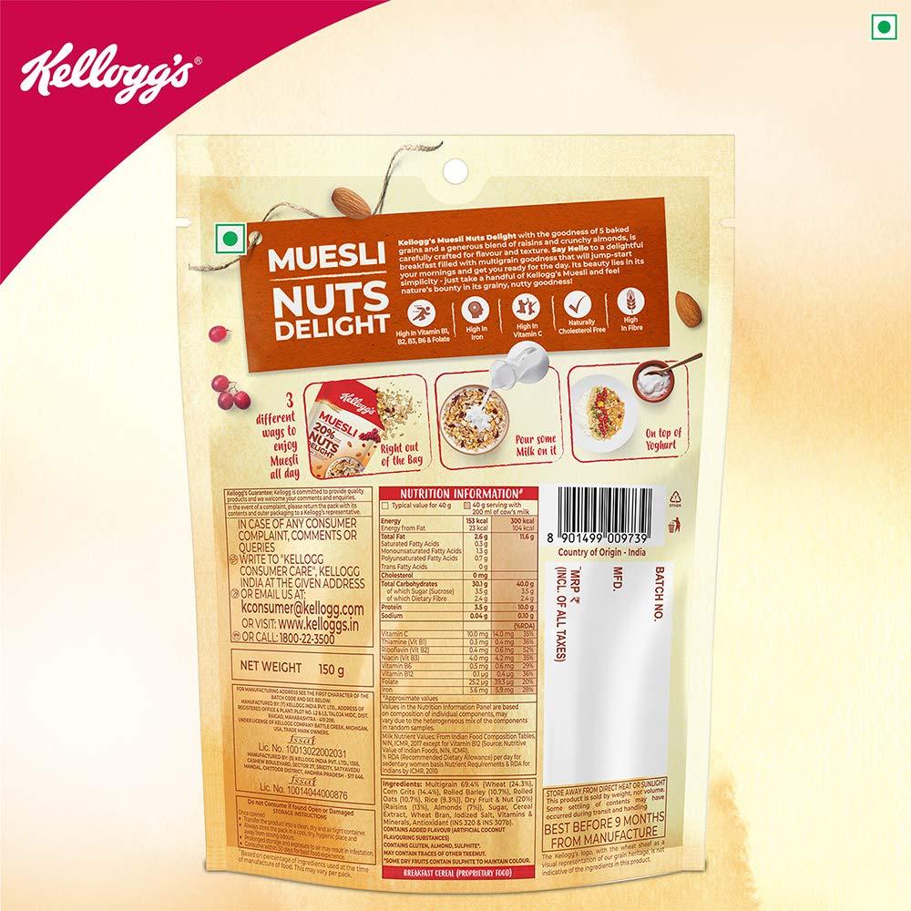 Kellogg's Kellogg's Muesli - Nuts Delight, 160g