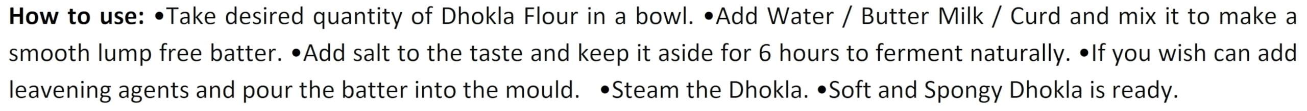Generic The SouthWest | Dhokla Flour - Yellow | Khaman Dhokla | Dhokla Atta | Dhokla Peeth | Dhokla Powder
