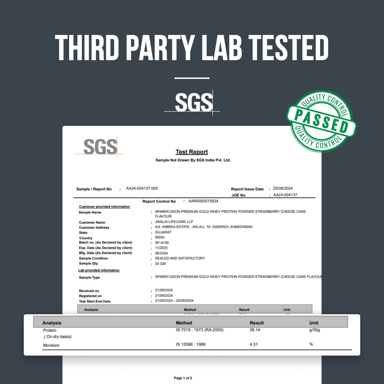 Sparkfusion Sparkfusion Premium Gold Whey Protein Isolate | 26g Protein,6g BCAA per Serving | Easy Mixing, Low Carbs, Easy Digesting | For Muscle Building & Recovery (Rich Chocolate, 1 kg (Pack of 1))