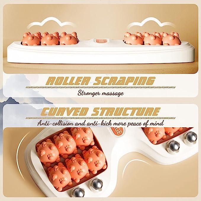 Zorzel Zorzel Foot Massager Roller, Shiatsu Massage for Plantar Fasciitis, Heel, Arch, Muscle Aches, Foot Pain, Reflexology Tool, Stress Relief, Relaxation Practical Gifts for Men Women - Multicolor