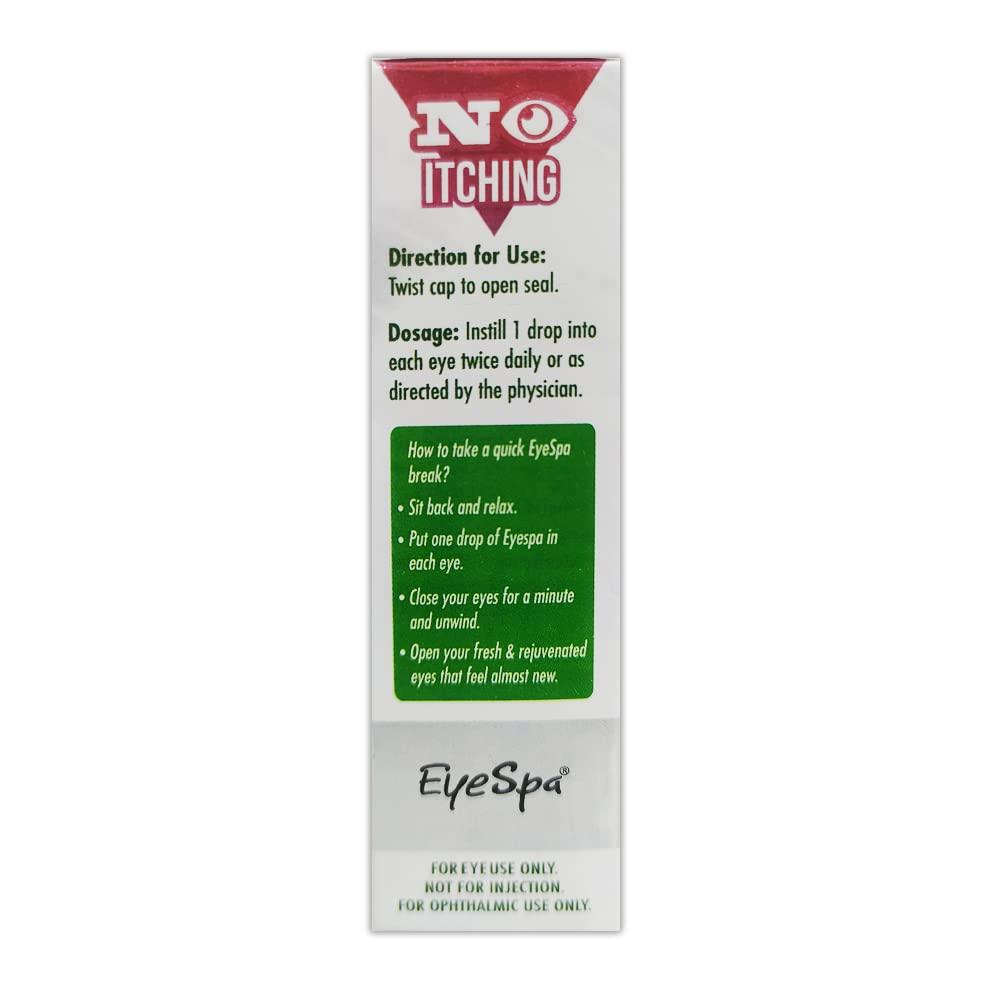 Eyespa EyeSpa Ayur - Ayurvedic Eye Drop | Relieves Dryness, Redness, Itching, Cooling | daily-use Eye Drop with Triphala, Rose water, Bhringaraj, Honey | 10ML (Pack of 2)
