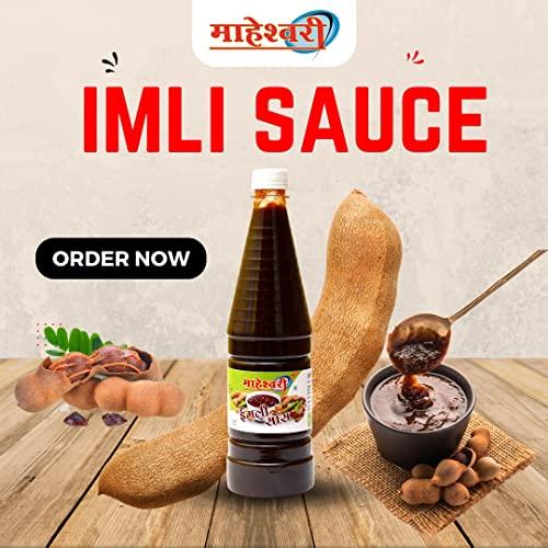 MAHESHWARI Maheshwari Tamarind Sauce Ready-to-Use Mix | Flavored with Classic Thai Spices | Use for Noodles Marinade Dips Salad Dressing Stir-fry & More | Non-GMO | Gluten-free | Imli Sauce 900g