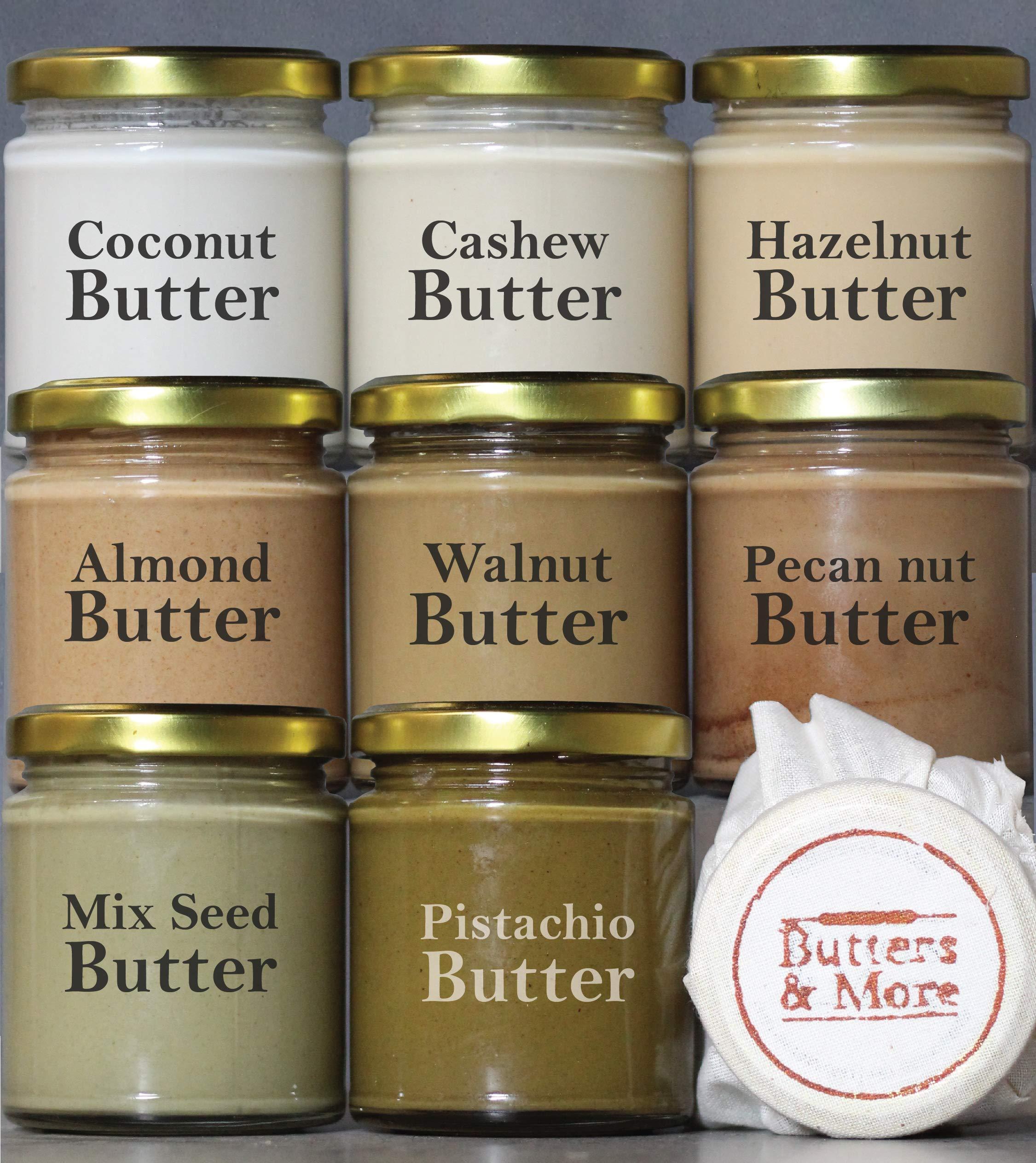 Butters & More Butters & More Vegan Hazelnut Butter With Dark Cocoa & Palm Jaggery (200G). Healthy Chocolate Spread.