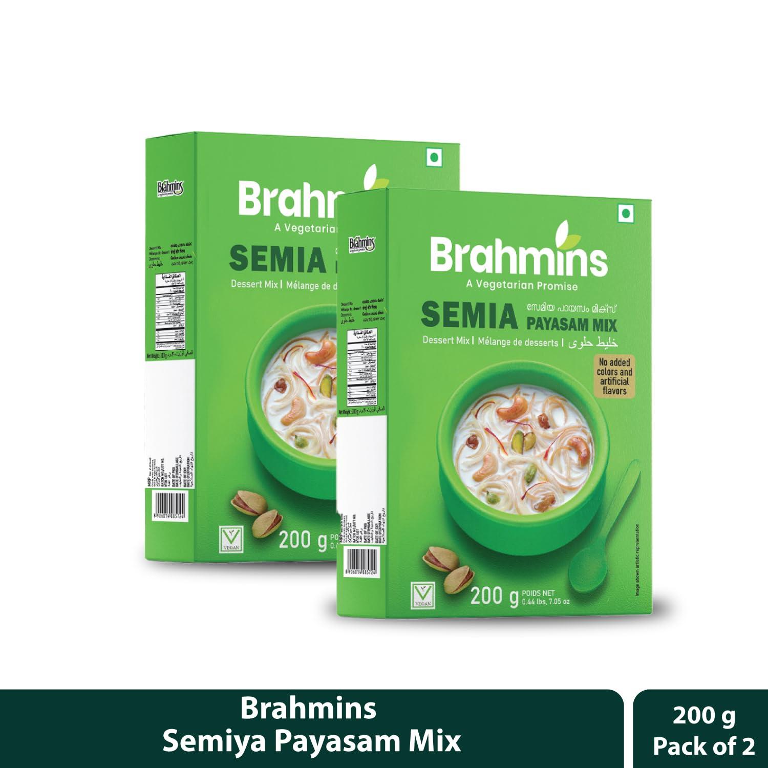 Brahmins touch a vegetarian promise Brahmins Semiya Payasam & Palada Payasam Mix - Combo Pack