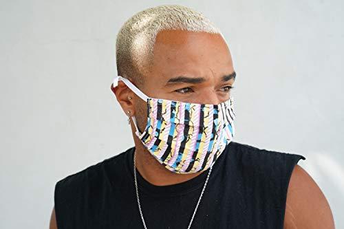 Bags of Ethics Bags of Ethics Great British Designer Face Mask, 3 Washable Face Masks and 2 Protective Pouches, Pack of 3 (Julien Macdonald, Rixo, Liam Hodges)