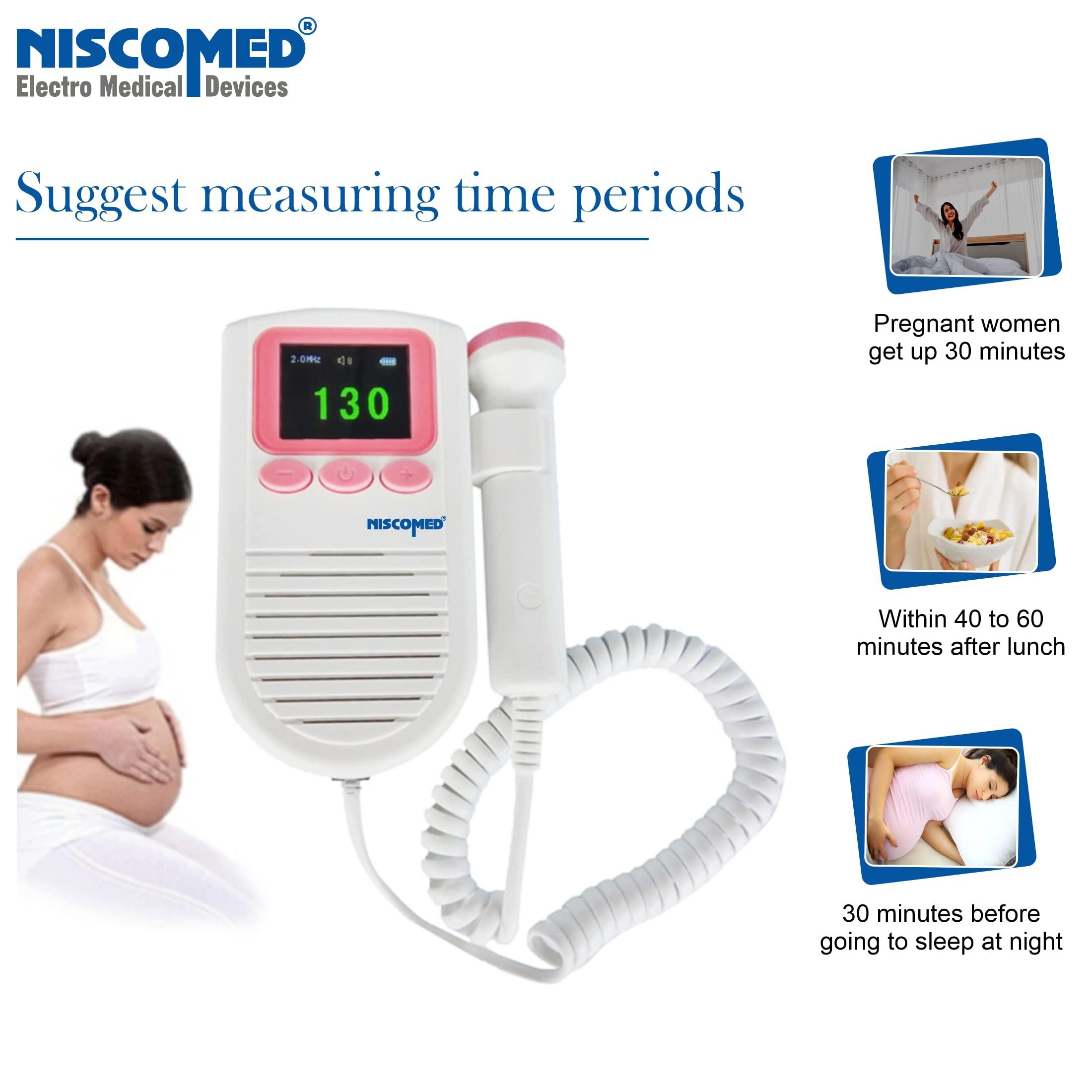 NISCOMED Niscomed Professional Ultrasonic Fetal Doppler With Build-In Speaker (ND-105)