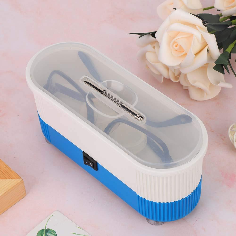 Pinsofy Contact lens cleaner 6.5x3 inch ultrasonic cleaning machine for glasses to clean jewelry