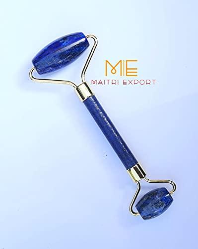 Maitri Export Maitri Export Lapis Lazuli Smooth Facial Roller & Massager Natural Lapis Lazuli Massage Jade Stone for Face Eye Neck Foot Massage Tool (Lapis Lazuli )