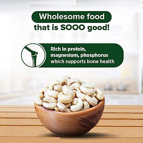 Gouri Gauri Natural Premium Roasted Whole Cashews Crunchy Cashew Premium Kaju Nuts Nutritious and Delicious Gluten Free and Plant Based Protein (250g x 2)