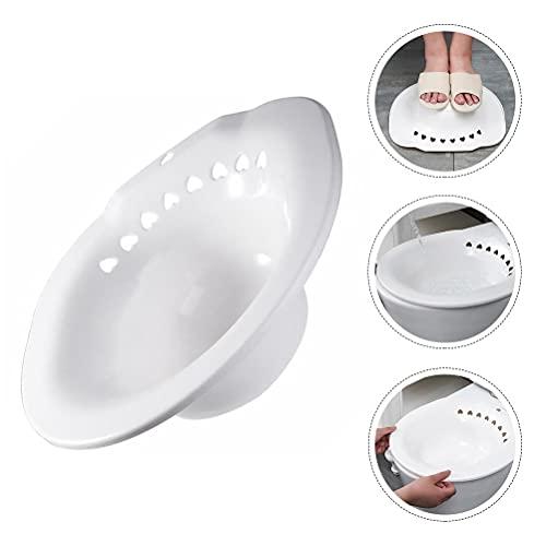 HEALLILY 1Pc Sitz Bath Toilet Seat Sitz Bath Silver Iron Wash Basin Private Part Cleaner