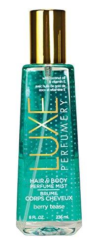 Luxe Perfumery Berry Tease, 8 Fluid Ounce: Luxe Perfumery Hair And Body Perfume Mist, Berry Tease, 8 Fluid Ounce