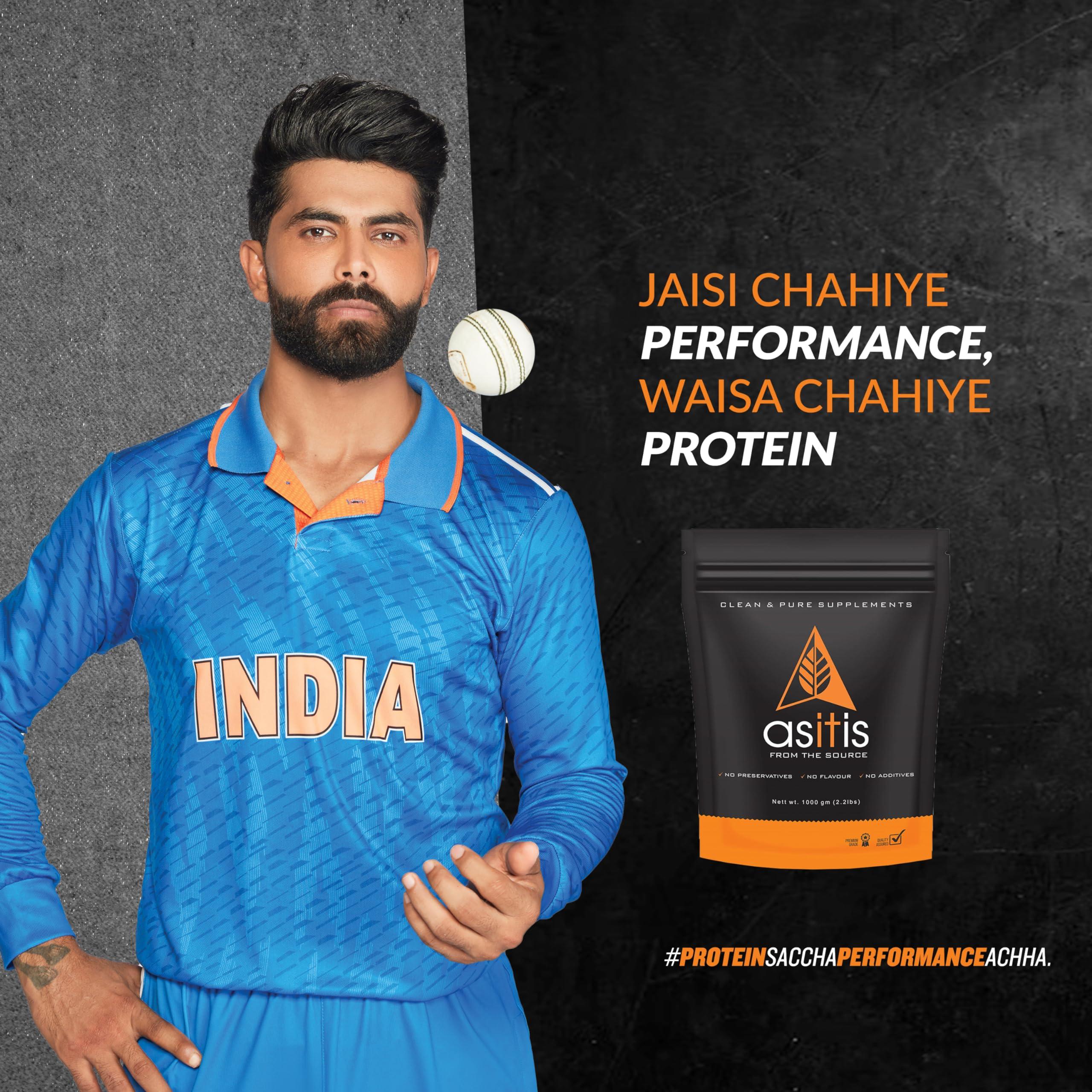 Asitis Nutrition AS-IT-IS Nutrition 100% Pea Protein Isolate, 28g Protein, Pure Vegan Plant Protein, Promotes Muscle Building with Easy Digestion, Whey Protein Substitute Designed as Meal Supplement - Unflavoured, Single Ingredient with Zero Adulteration- 2000g (57 s