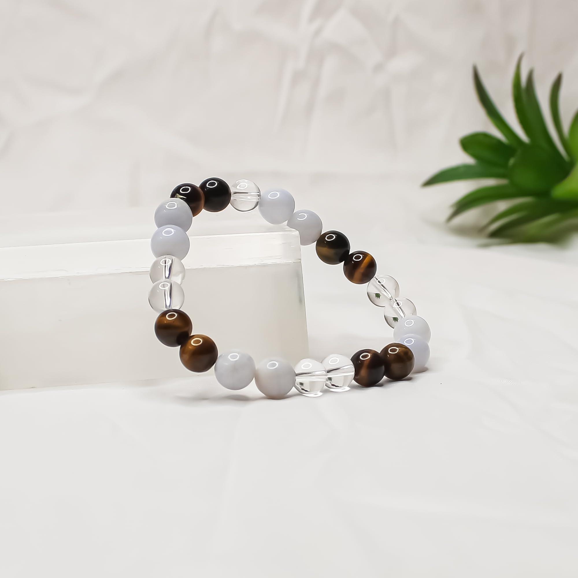 Arka Surya Crystals Arka Surya Crystals Natural Bell\'s Palsy Therapy Healing Bracelet for Soothing Energy Crystals for Balance & Support