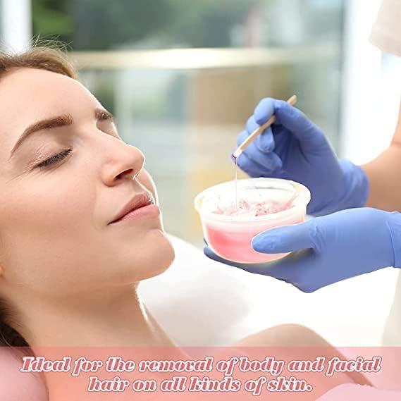 ZUGAD ZUGAD Hair Removal Hard Wax Beans, Best for Painless Hair Removal, Stripless Waxing for Face, Eyebrow, Back, Chest, Bikini Areas, Legs Easily At Home, 100 Grams (STRAWBERRY)