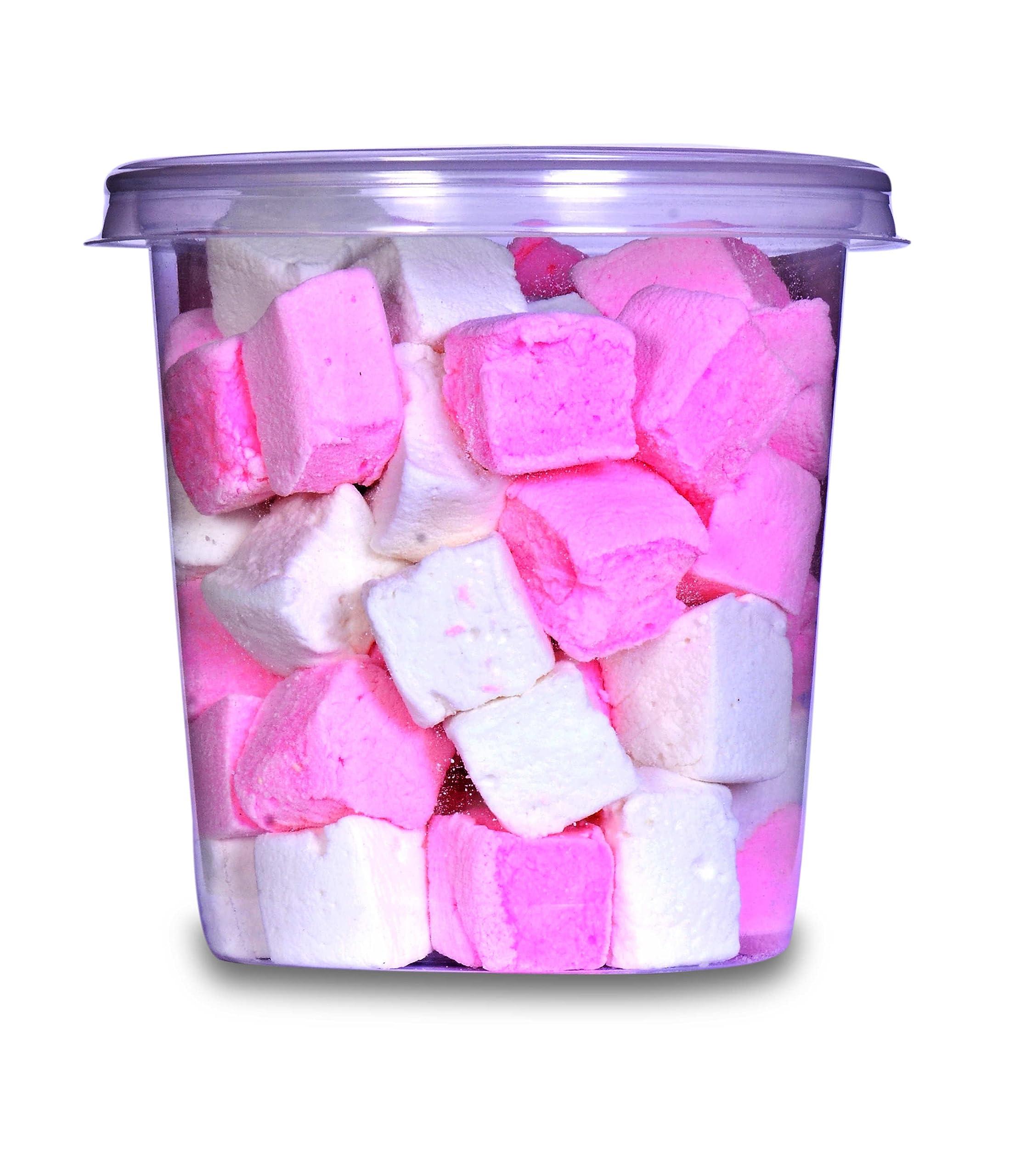 Acme Products Acme Products Marshmallows (300gms) - Vanilla & Strawberry | Soft & fluffy | Shipped Fresh Directly From Factory | Jar Pack | Delicious Mallows