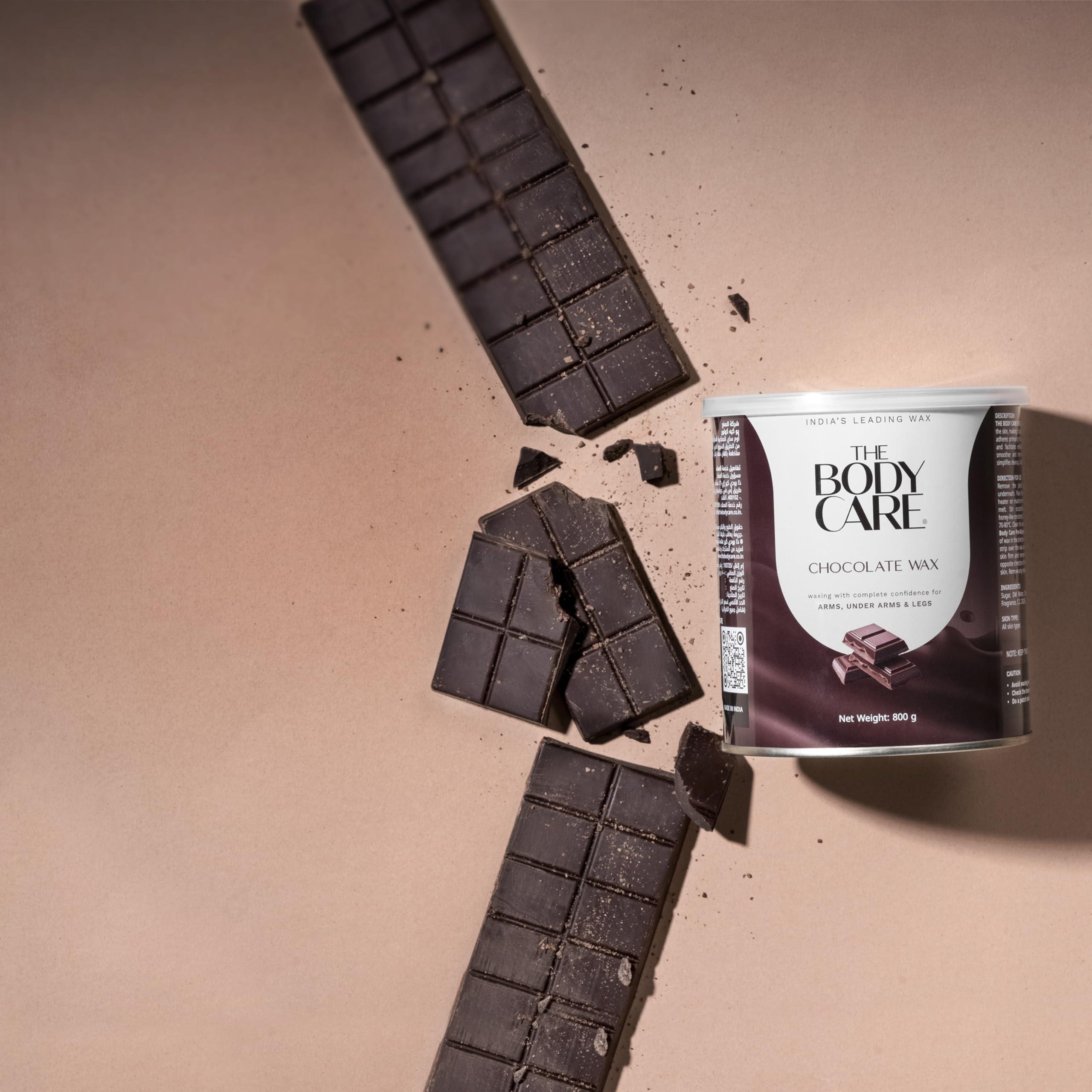 BODYCARE The Body Care Chocolate Wax - 600g & Gold Shine Wax - 700g | Combo Pack | Rich and Radiant Hair Removal