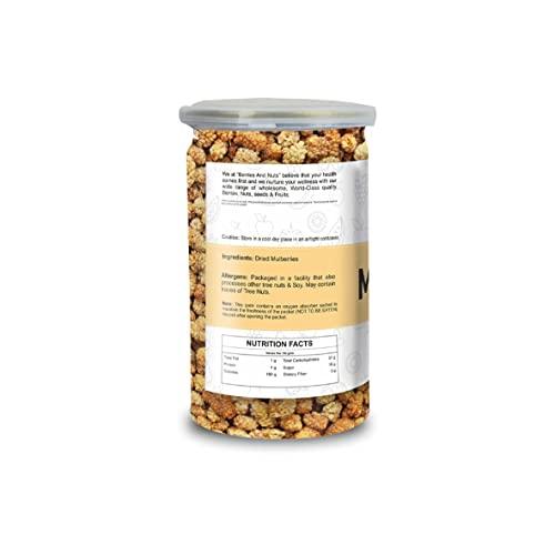 Berries And Nuts Berries And Nuts Naturally Dried Mulberries | Naturally Sweet Dried Mulberry | 480 Grams | 3 Bottles of 160 Grams