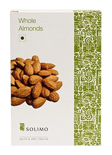 Amazon Brand - Vedaka Vedaka Premium Prunes, 500g & Amazon Brand - Solimo Premium Almonds, 500g Combo
