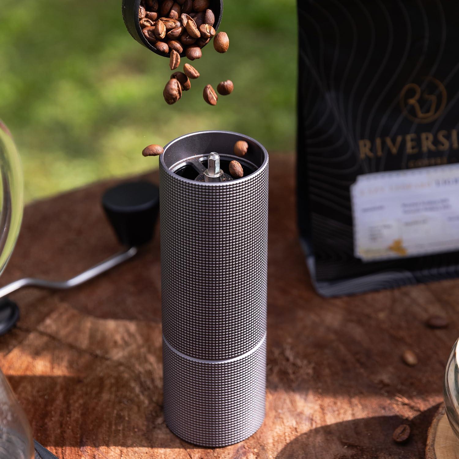 Riverside Coffee Riverside Coffee 100% Speciality Robusta Coffee, Dark Roast 250 gm, Pure Indian Freshly Roasted Ground Coffee Sourced Directly From Coorg, Fine Powder - For South Indian