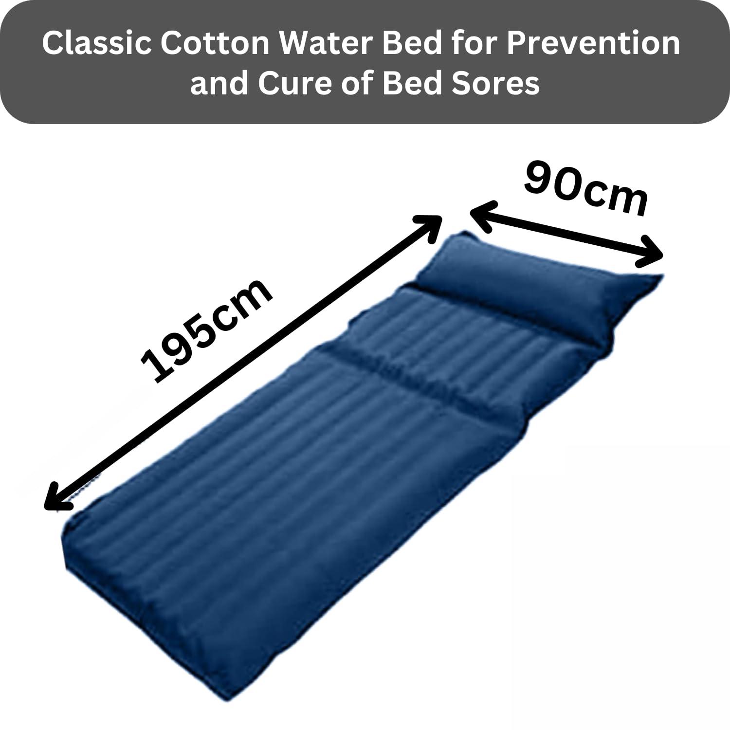 ARRPIT CARE ARRPIT CARE Polyvinyl Chloride Water Bed For Bed Sores Prevention For Bed Ridden Patient And In Long Term Hospitalization, Standard, Multicolored