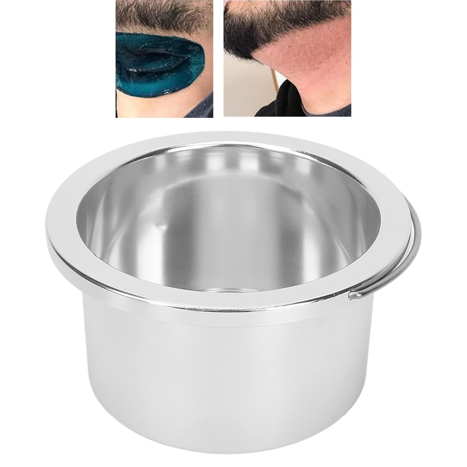 01 02 015 Wax Pot, Aluminum Alloy Accessory Silver Wax Warmer Inner Pot Replacement Gift for Hair Remover Machine for Women