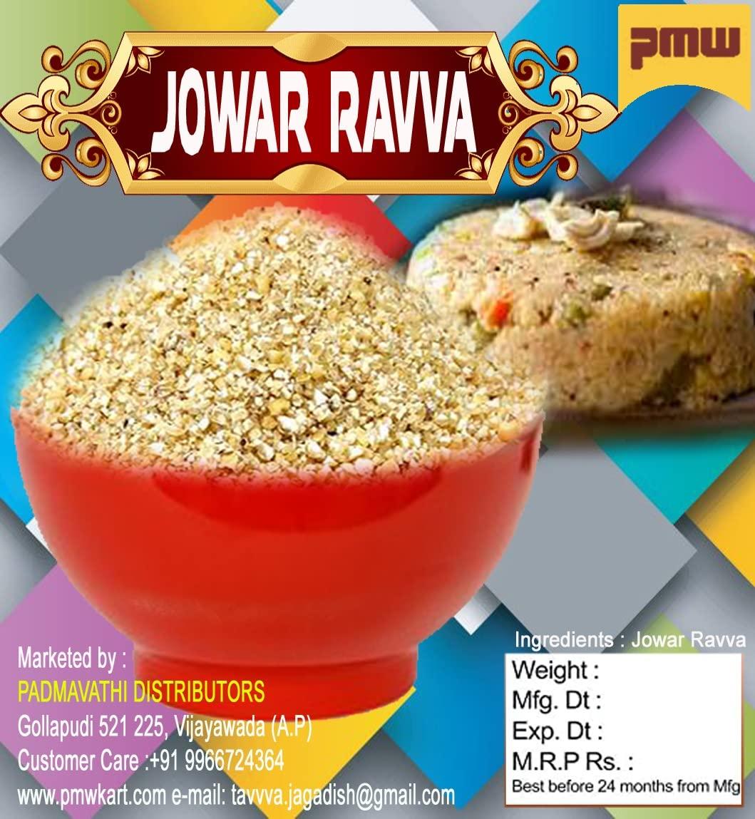 Pmw Pmw - Grade A Quality - Jowar Rava - Jonna Rava - Sorghum Ravva - 1 Kg