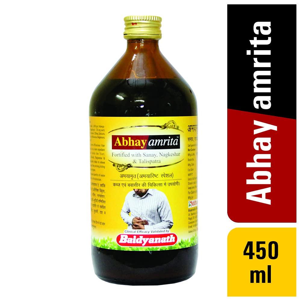 Baidyanath Baidyanath Abhayamrita Syrup Natural Constipation Relief Tonic - 450 ml
