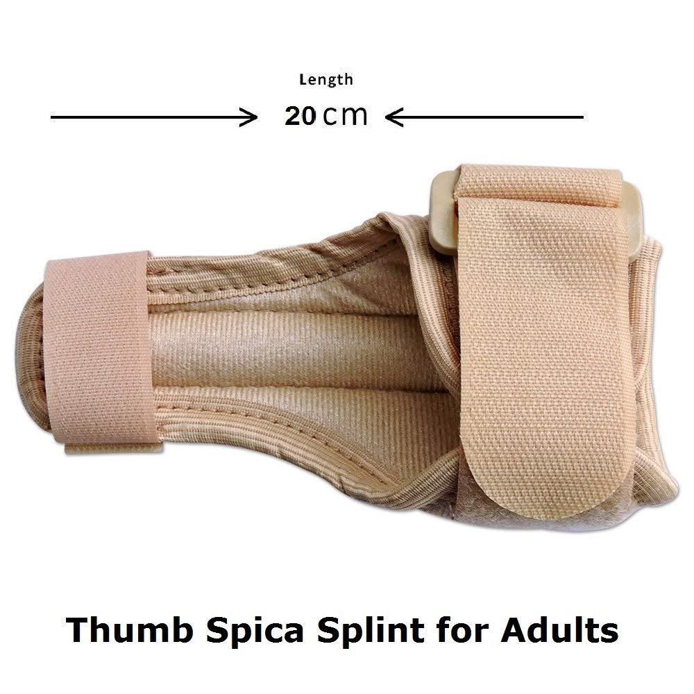 SPOINKKY SPOINKKY Thumb Spica Splint Brace for Adults| Thumb Spica Splint Support | Thumb Stabilizer | Thumb Brace for Tissue Injuries - Adult (Universal)