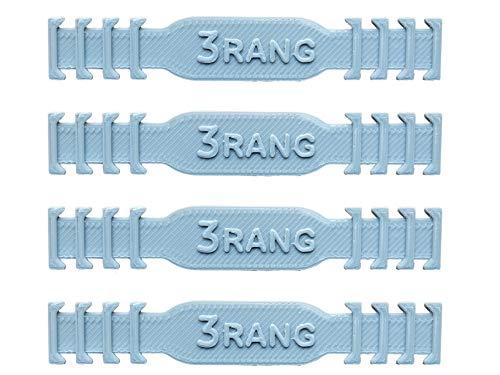 3 Rang 3 Rang Unbreakable Face Mask Holder and Extender Wear the mask longer without headache and Ear-pain (Grey, pack of 4)