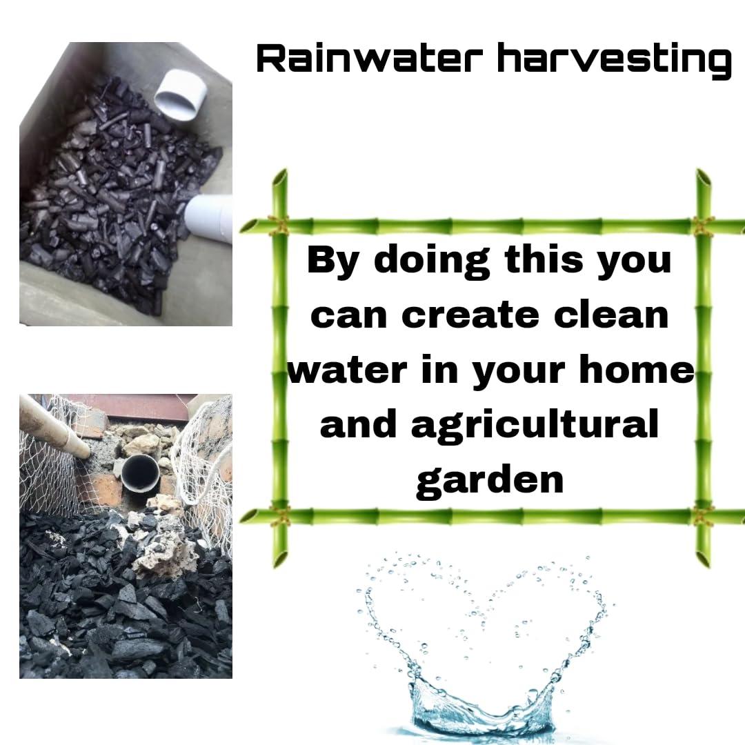 vignesh Enterprises Activated Charcoal for Pure and Healthy Drinking Water-Charcoal Water Purification for Hydration at its Best. (850)