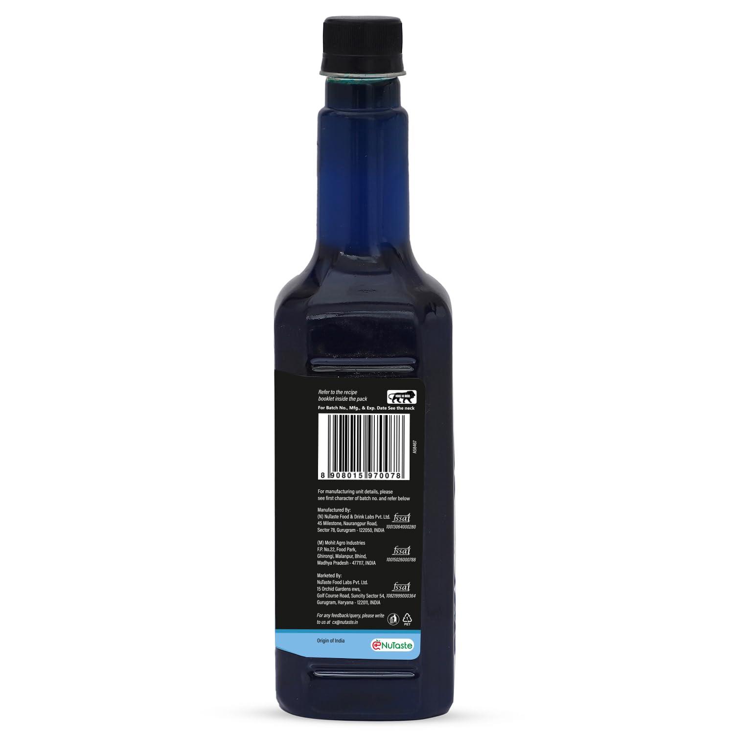 GOOD+MOORE GOOD&MOORE Blue Island Syrup | For Cocktail, Mocktail, Sodas, Ice-teas and more | Concentrated Syrup | Blue Curacao Syrup | Ready to mix | Premium Syrup | 750ml