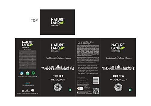 NATURELAND ORGANICS Natureland Organics CTC Tea 250 gm, 100% Organic Strong Black Tea