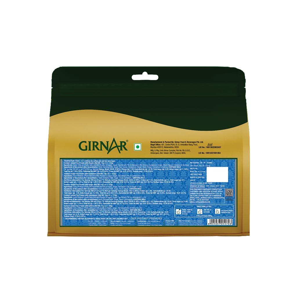 Girnar Girnar Instant Premix Chai - Variety Pack (36 Sachets)