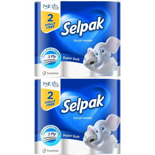 Selpak Selpak Super Soft Toilet Paper - Pack of 18 Rolls