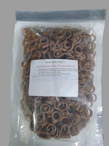BSD Organics BSD Organics Ready to Fry Vegetarien Snack Onion Ring Boti appalam/pratiyogee vafal -500 Gram